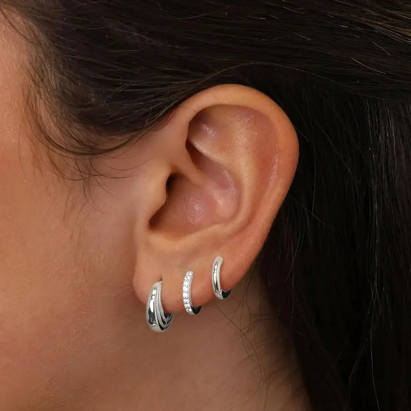 3 Pairs Stainless